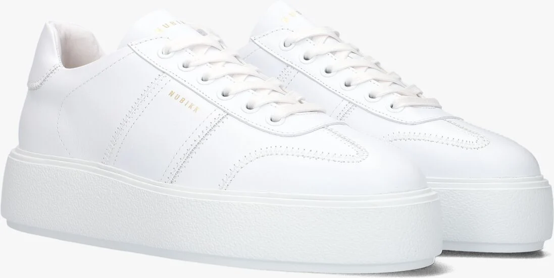NUBIKK witte nubikk lage sneakers elise wing