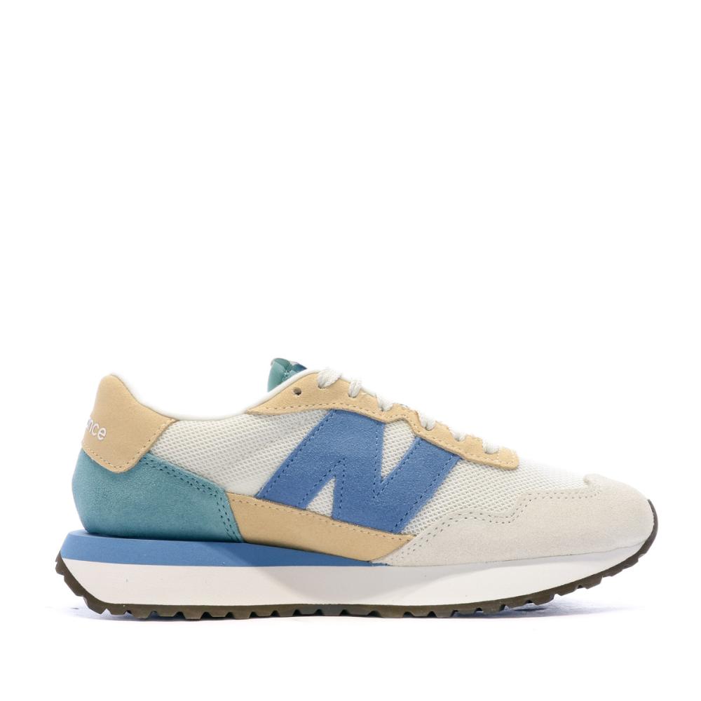 New Balance WS237 Baskets Beige/Bleu Femme New Balance