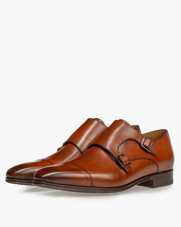 Van Bommel 12295/00 Instap 2 gespen H darkcognac