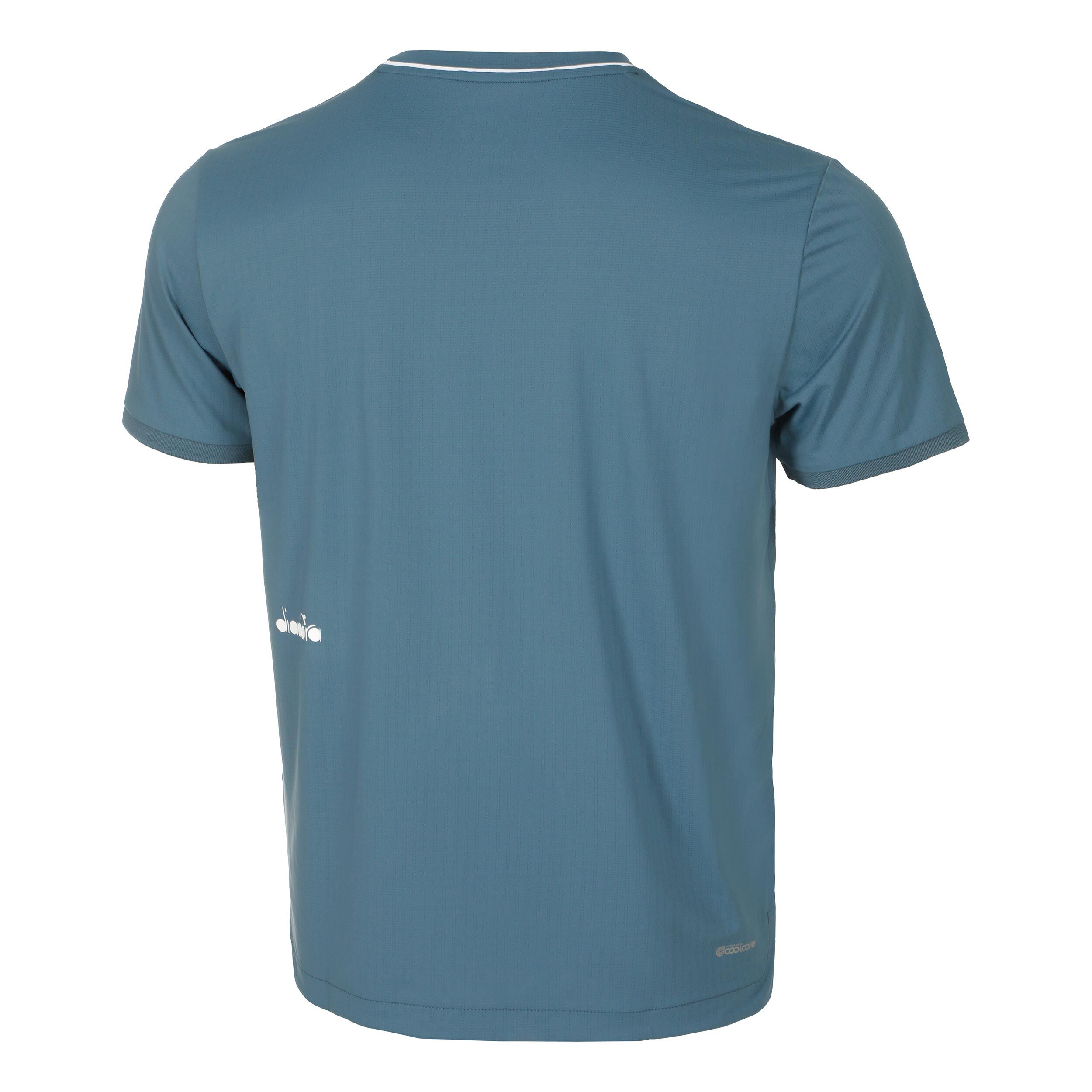 Diadora Icon T-shirt Hommes - Bleu Petrol
