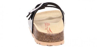 Superfit Fussbett Slippers, Svart