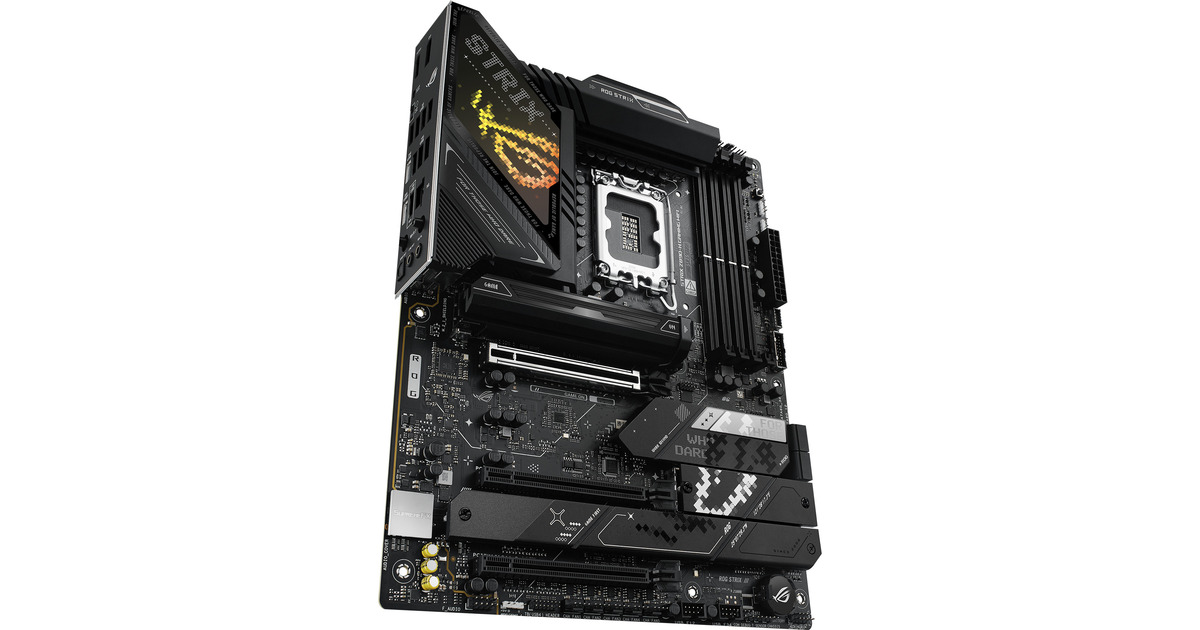 ASUSROG STRIX Z890-H GAMING WIFI socket 1851 moederbord  (Zwart, RAID, 5 Gb-LAN, Wi-Fi, BT, Sound, ATX)