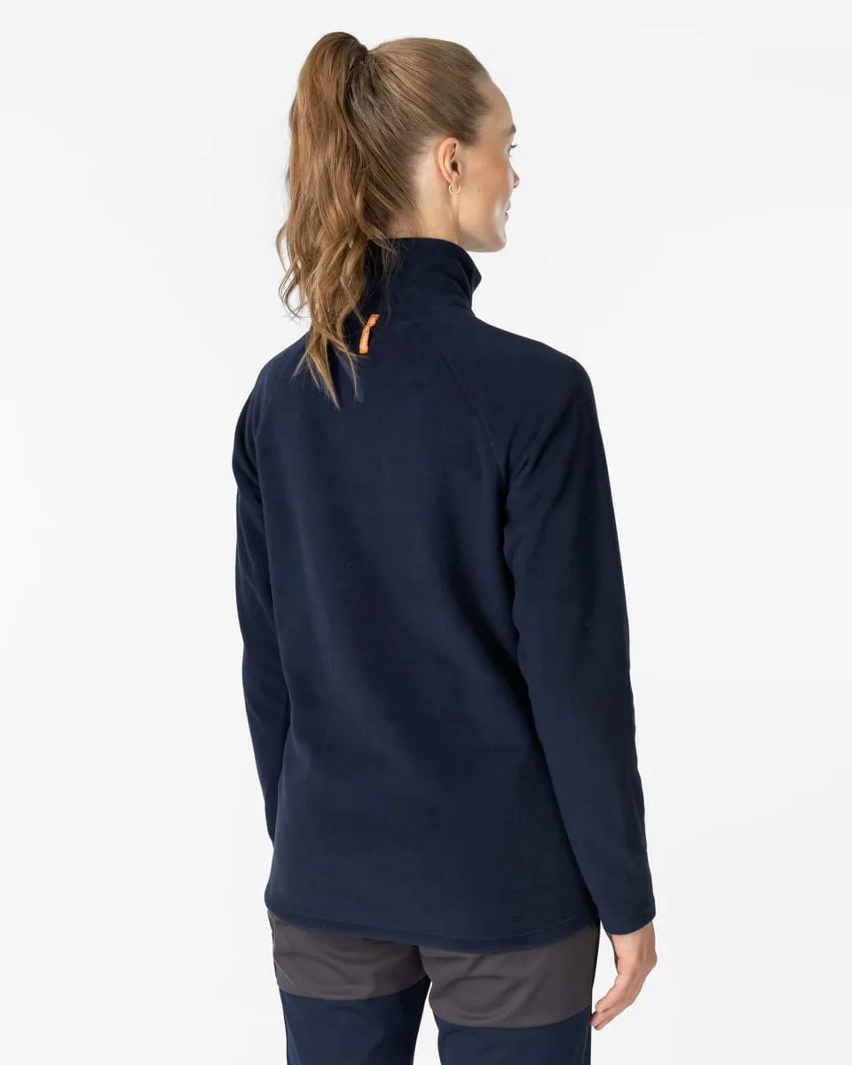 Åsnes Vidde Half Zip Fleece Wmn Navy Blue