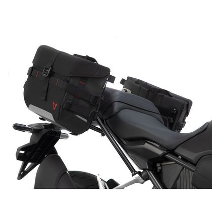 Sacoches cavalières SW-MOTECH SysBag (15/10 litres) avec supports - Noir