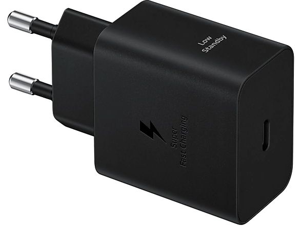Samsung USB-Wandladegerät EP-T4511NBEGEU 45 W Kompakter USB-C-Ladeadapter mit bis zu 45 Watt Ladeleistung