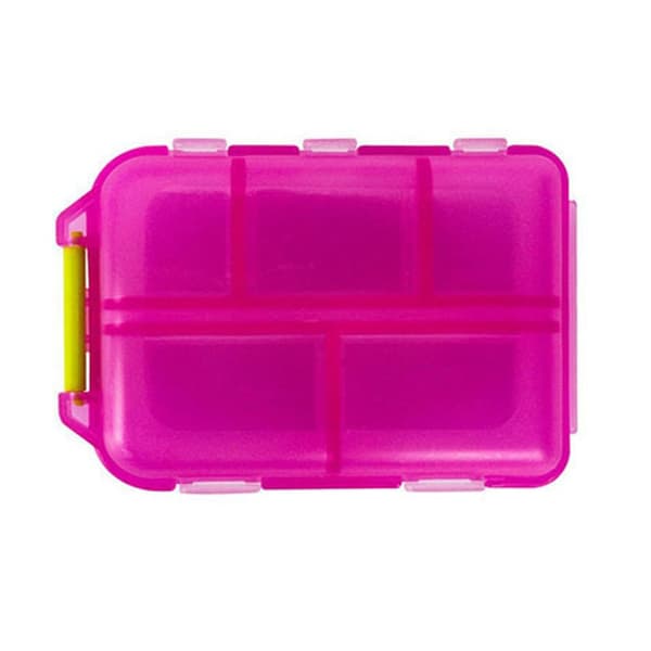 Kompakt Reisepilleboks / Medisinorganisator - Pink