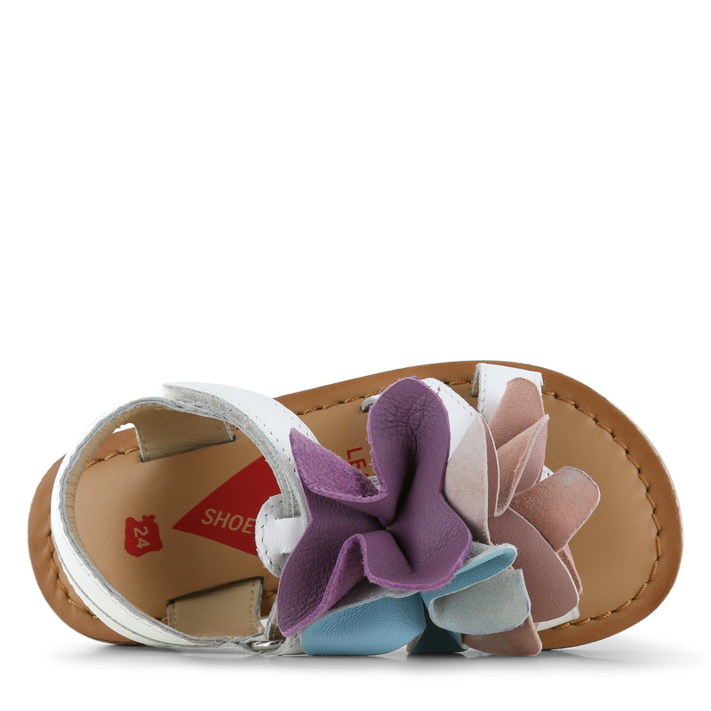 Shoesme weiße Sandale mit Blume