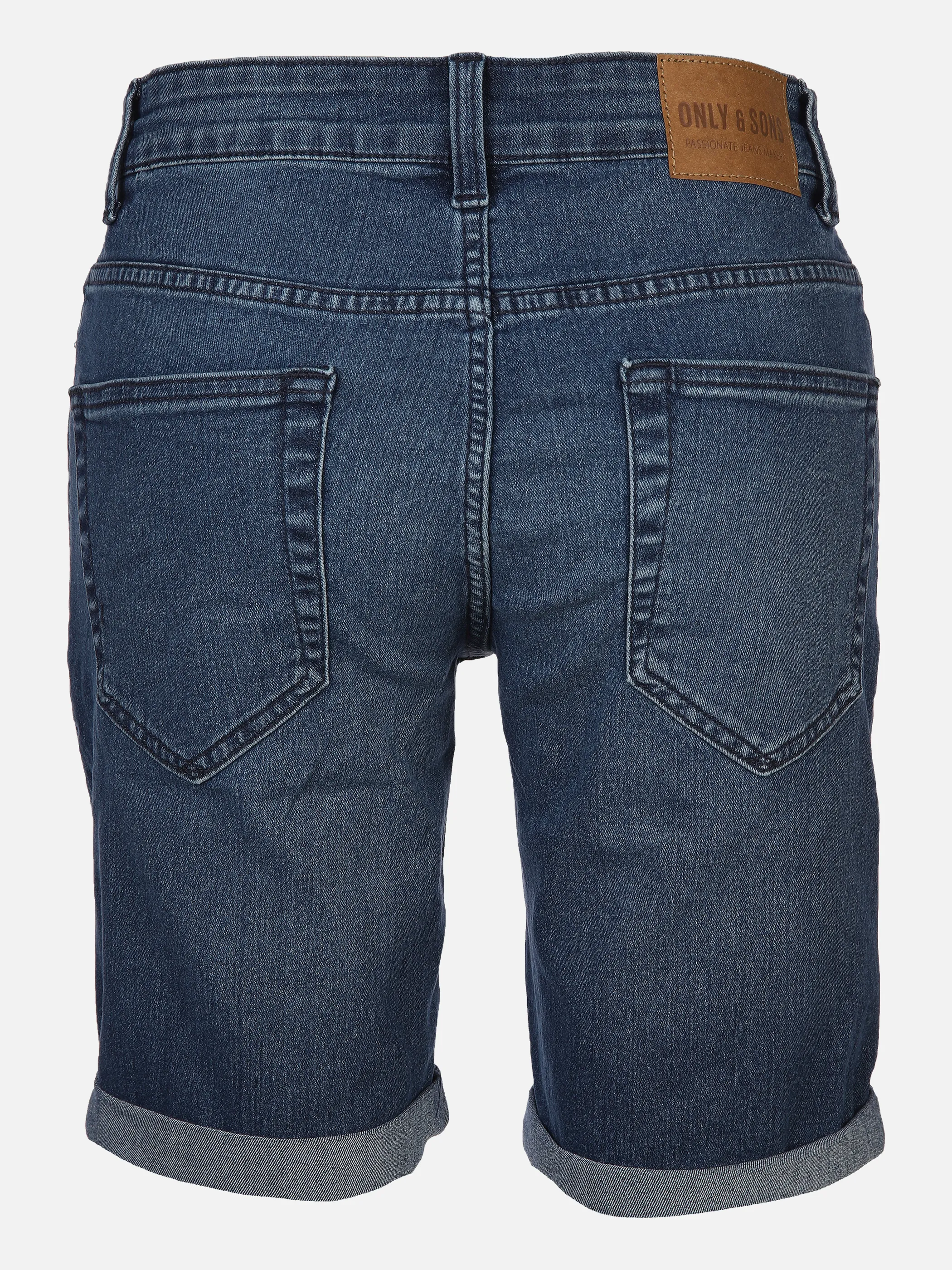Only & Sons ONSPLY DARK BLUE 7073 Jeansshorts