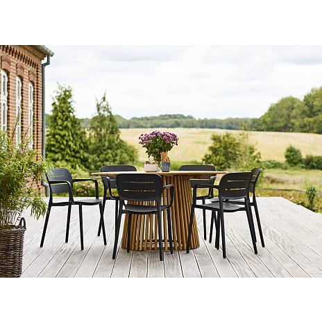 Modena havebord Ø140 cm - teak