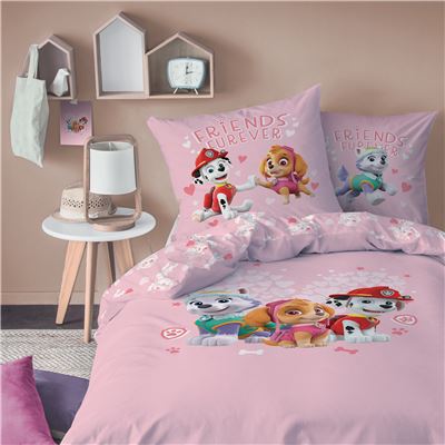 Parure de lit enfant rose Pat Patrouille®
