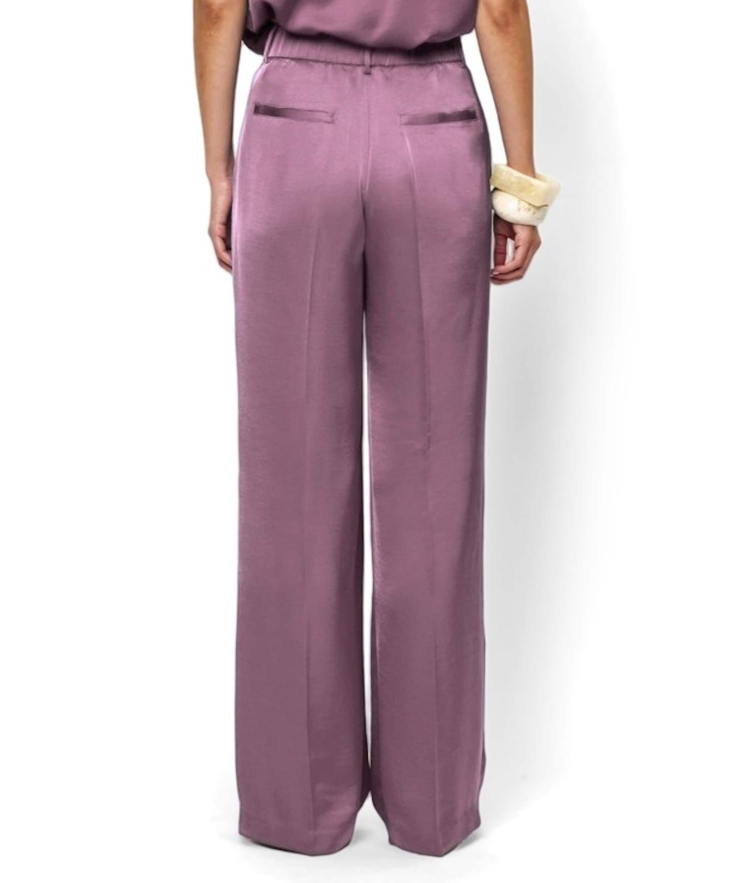 Dante6 Jules satin smart pants dames broek paars