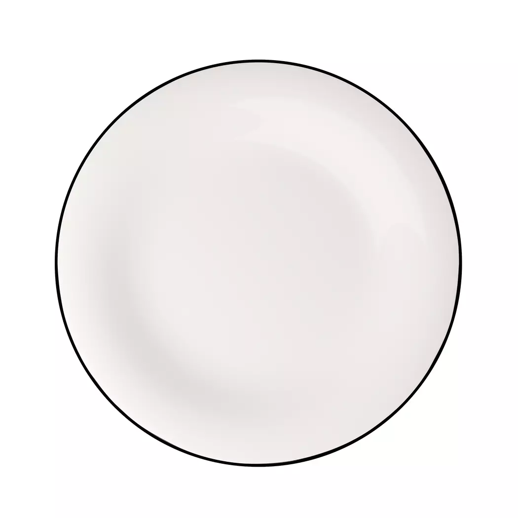 Speiseteller Black Lines Ø 26,8 cm