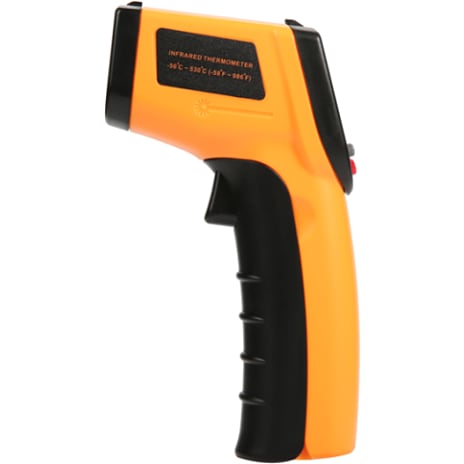 Napoli infrarød termometer - orange/sort