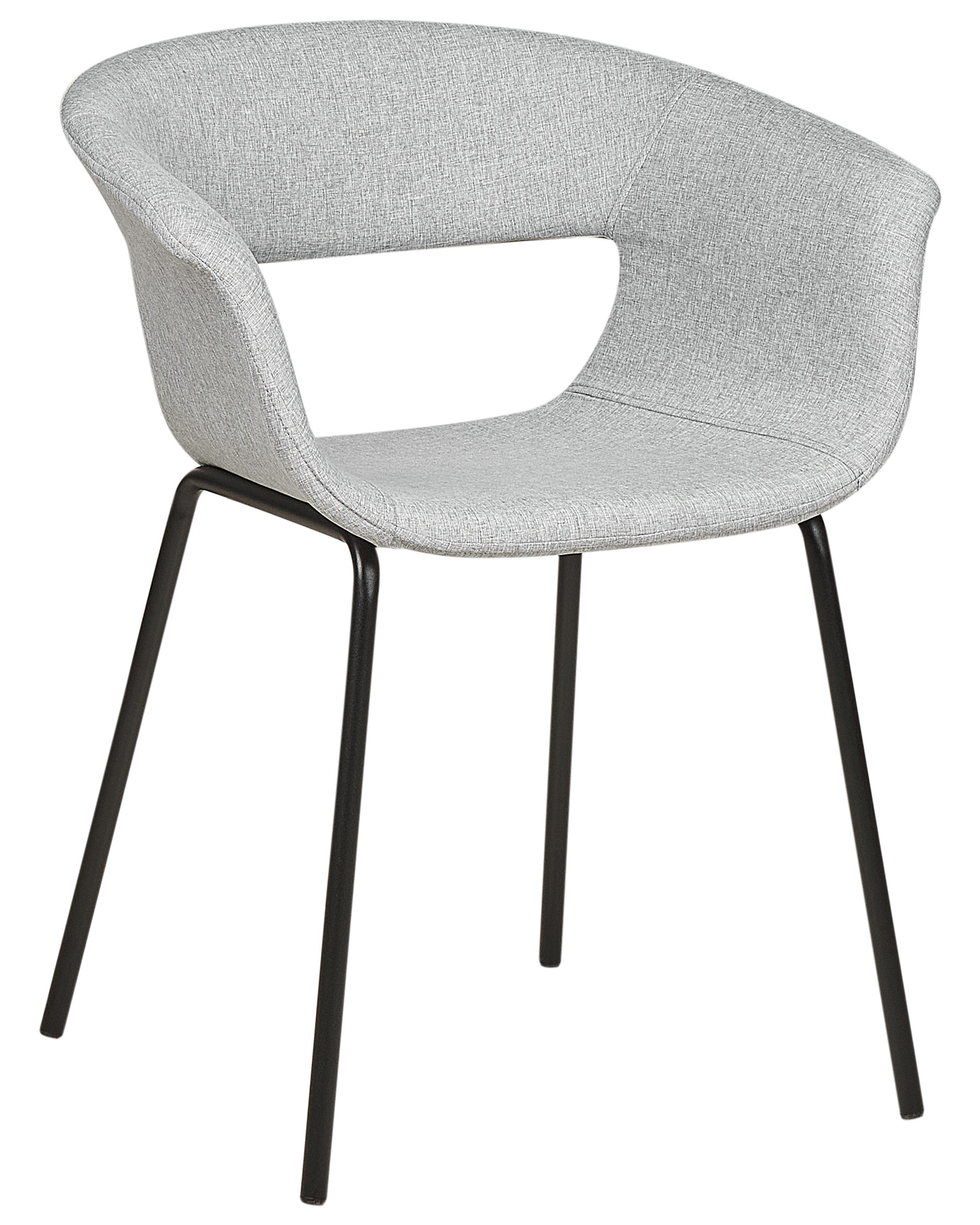 Set van 2 eetkamerstoelen ELMA Lichtgrijs
