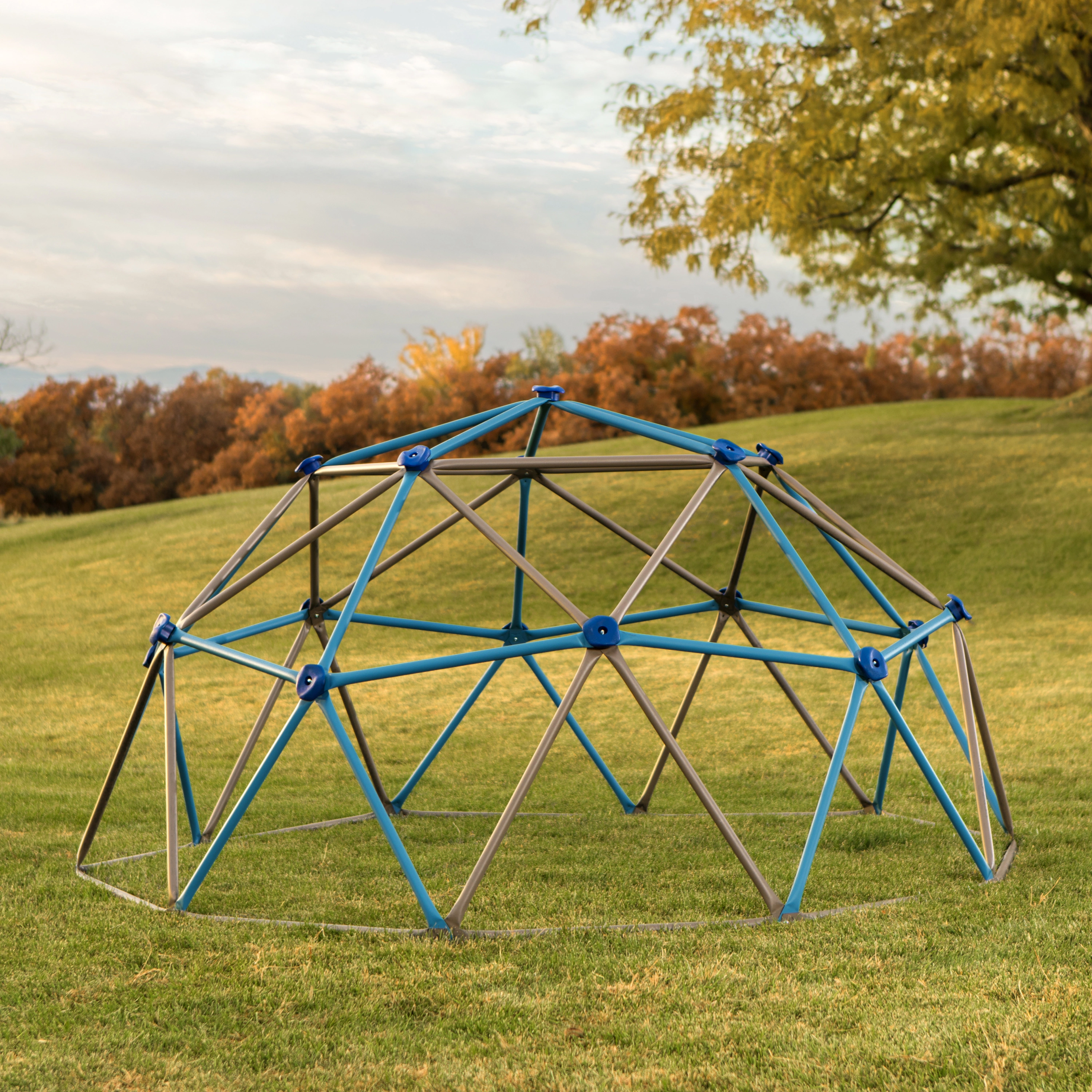 Klettergerüst GEODOME Metall (Größe: 274x137cm)