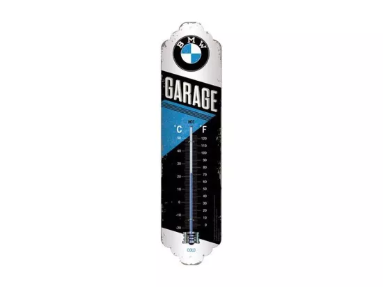 Thermomètre en métal Pub 28 x 6.5 cm BMW - Garage