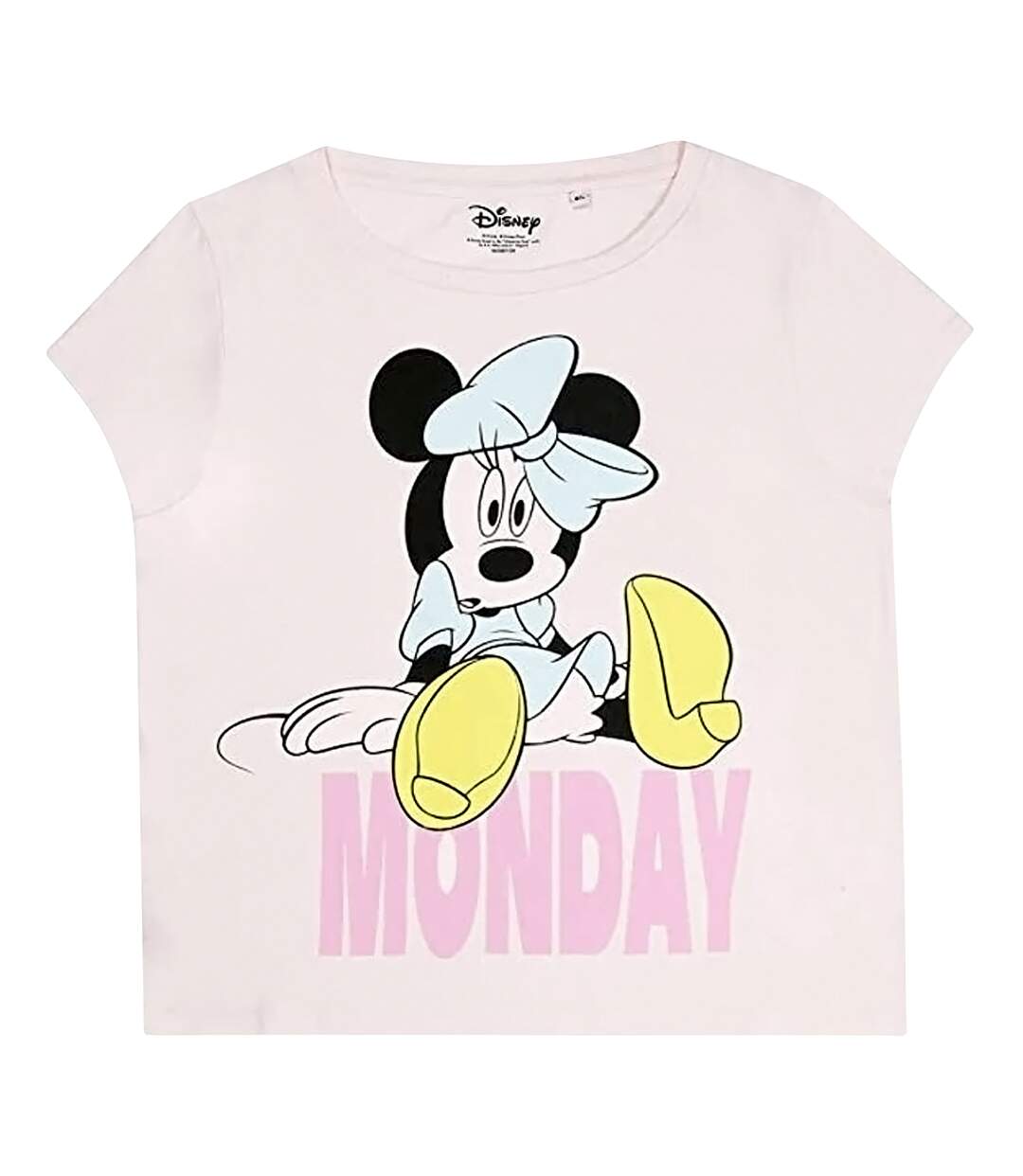 Disney - Ensemble de pyjama long MONDAY - Femme (Blanc cassé / Noir / Blanc) - UTTV574