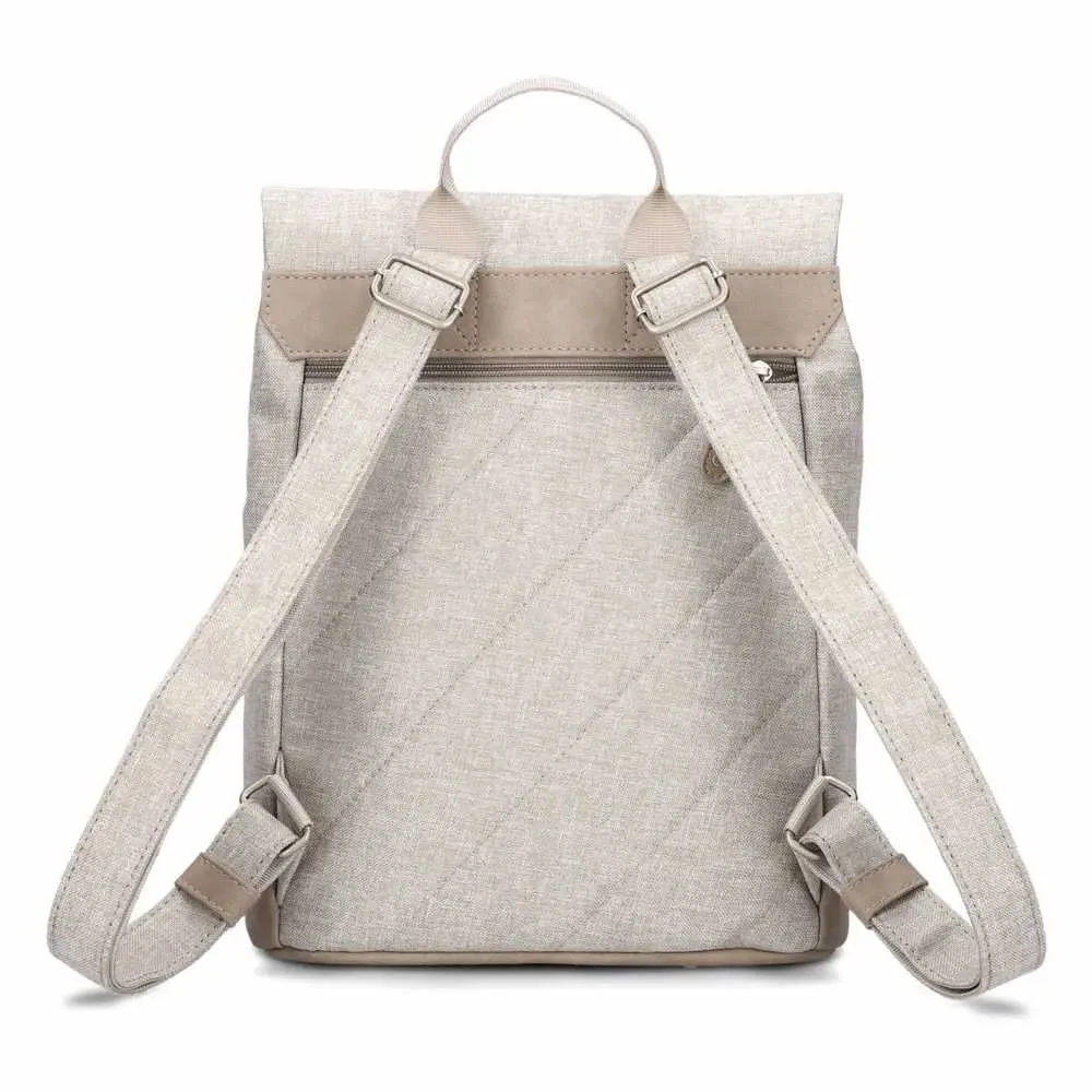 ZWEI Rucksack Beige Textil