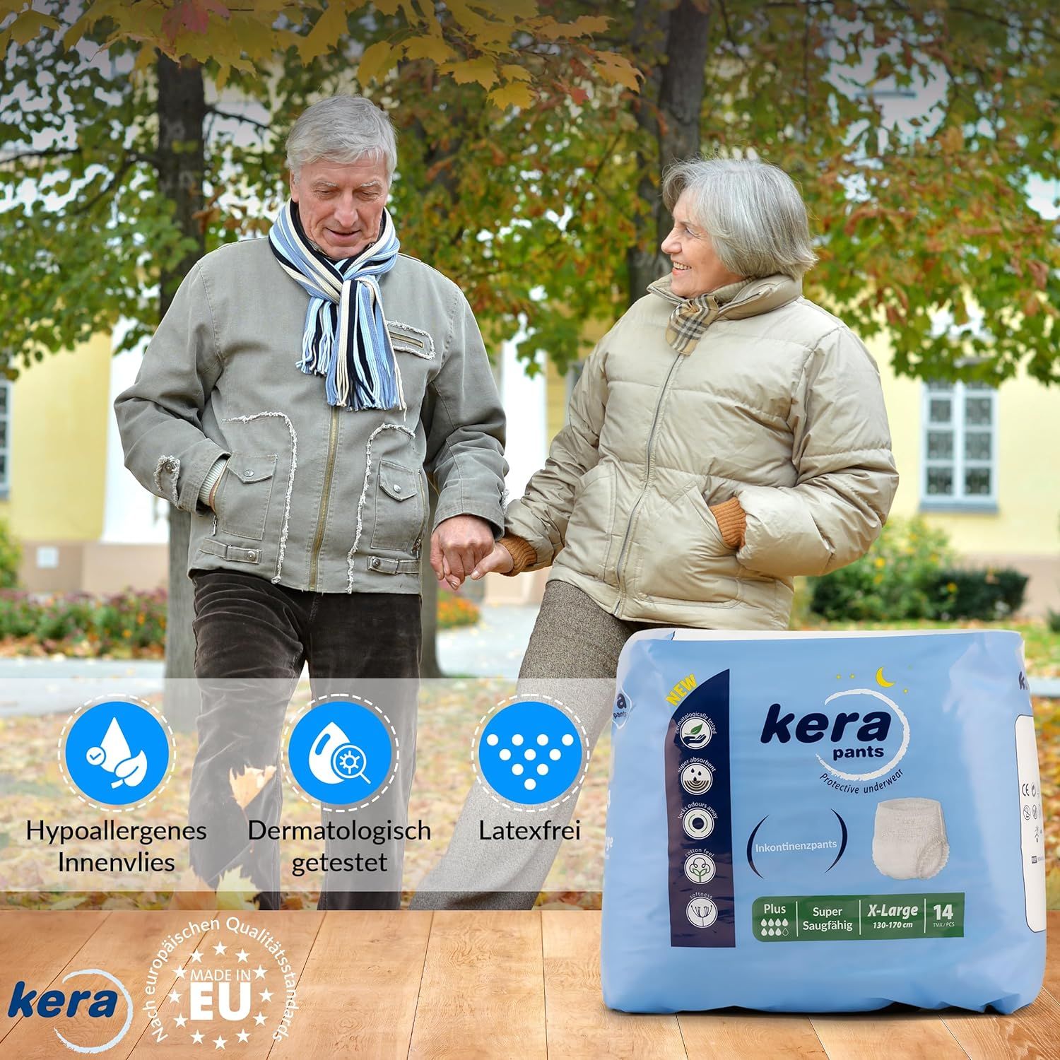 KERA® saugstarke Inkontinenz Windeln für Erwachsene - atmungsaktive Windelhosen