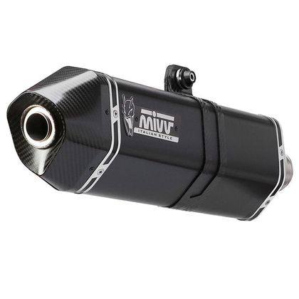 Silencieux Mivv SPEED EDGE INOX NOIR - Noir
