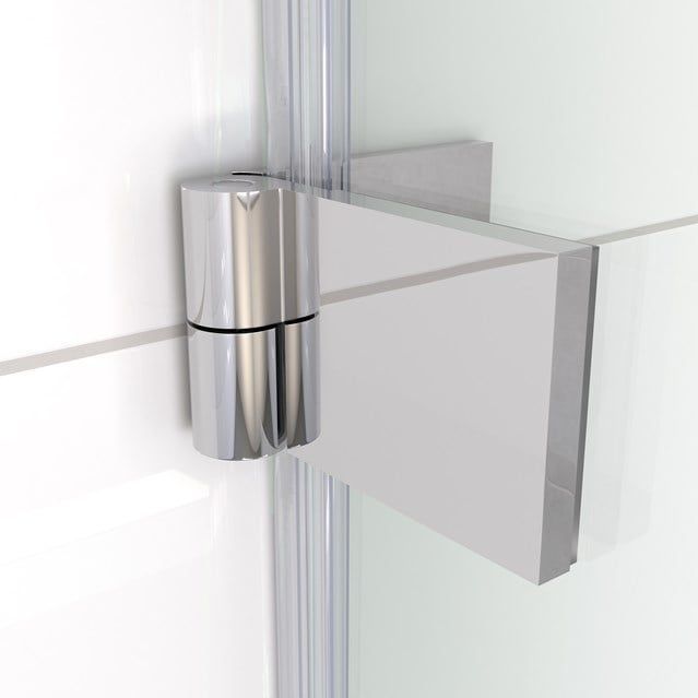 Diamond Douchecabine | 80x70 cm Chroom Helder glas Draaideur Rechthoek