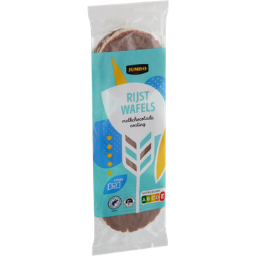 Jumbo Rijstwafels Melkchocolade Coating 9 Stuks 150 g