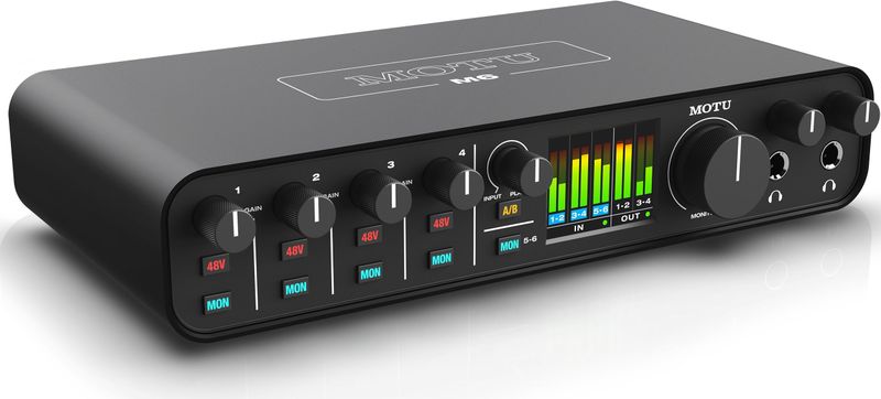 MOTU - M6 - Audio-interface - Zwart - USB-C - 6 ingangen en 4 uitgangen