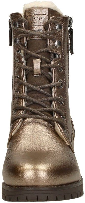 Mustang Veterschoenen Hoog goudkleur