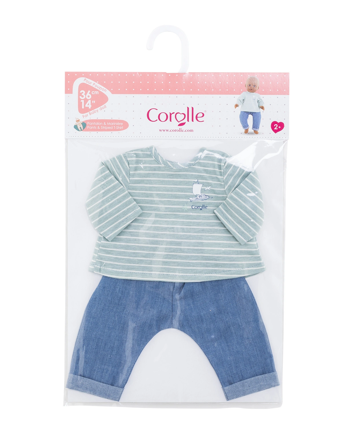 Puppenkleidung MON GRAND POUPON - JEANSOUTFIT LOIRE (36cm)