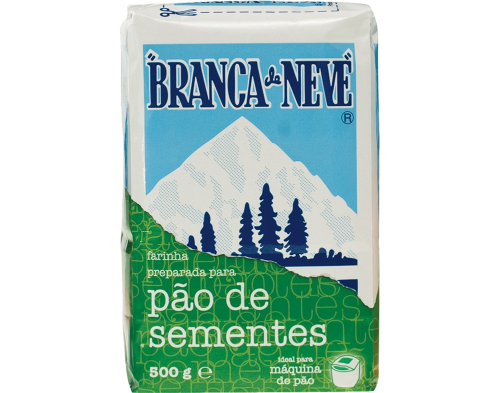 FARINHA BRANCA DE NEVE PREPARADO PARA PÃO SEMENTES 500G