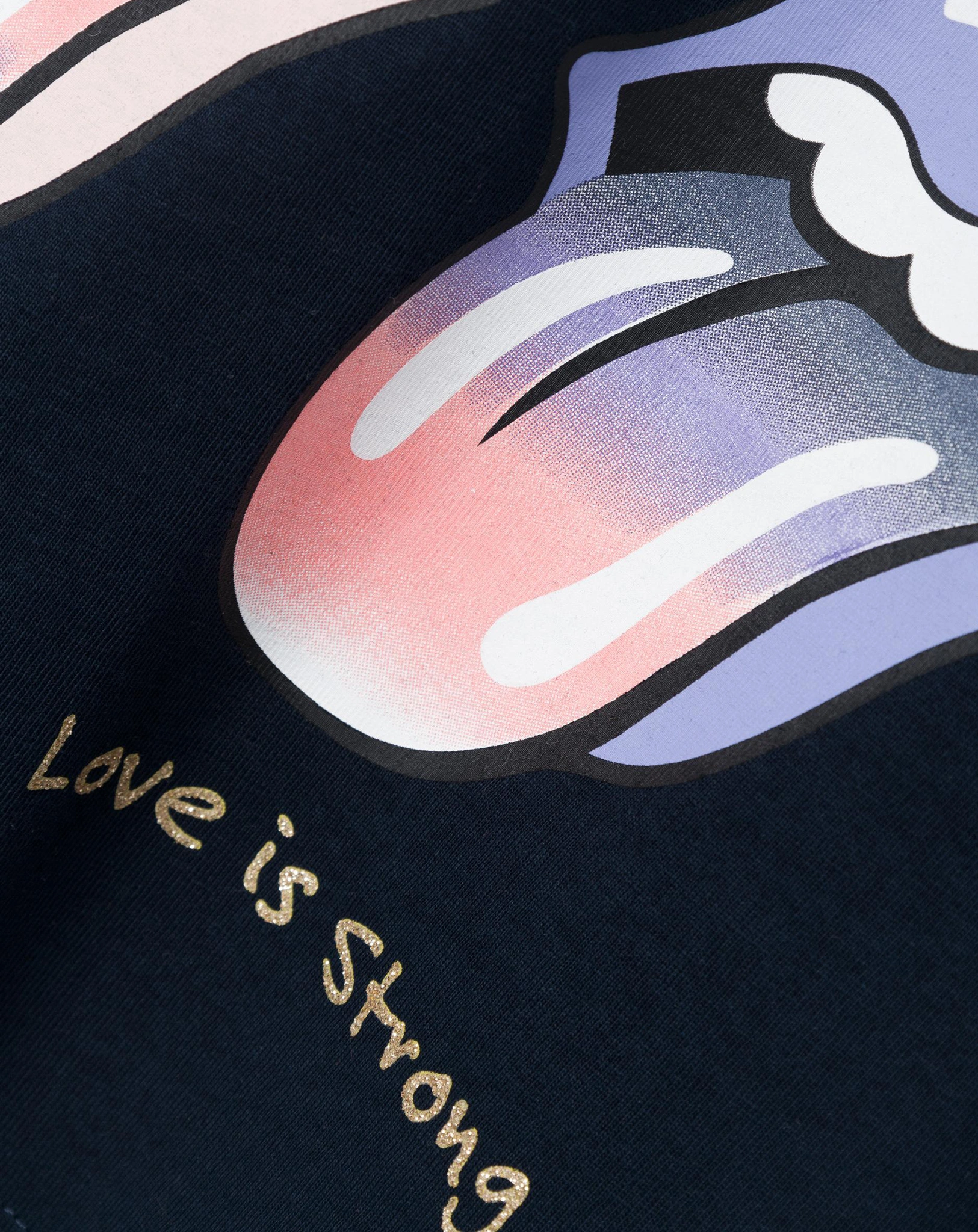 T-Shirt NKFNARINA ROLLING STONES in dark sapphire