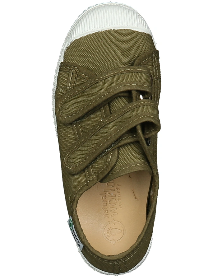 Klett-Stoffschuhe MARINO in olivgrün
