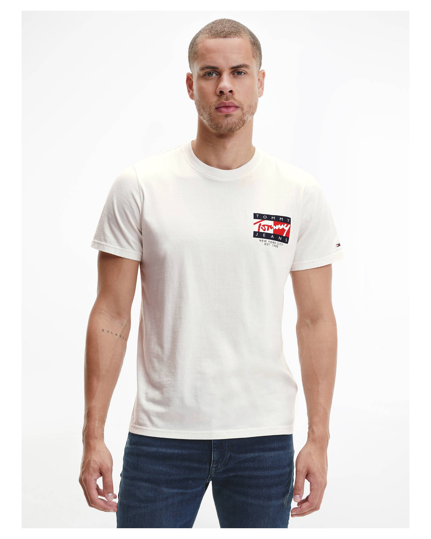 Tommy Jeans| Herren T-Shirt VINTAGE FLAG SIGNATURE TEE