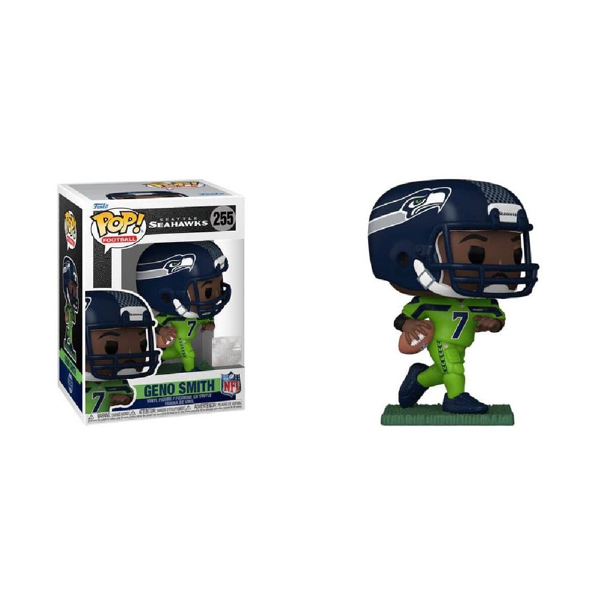Funko Pop! - NFL #255 - Geno Smith / Seattle Seahawks Sammelfigur Aufstellfigur Figur