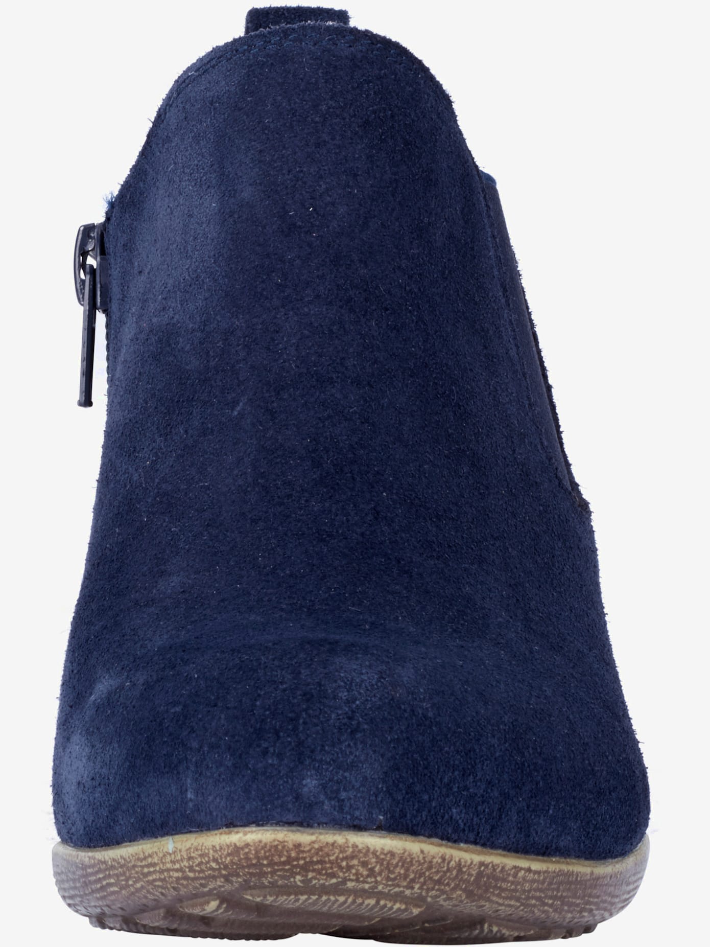 Bottines cuir velours de vache.