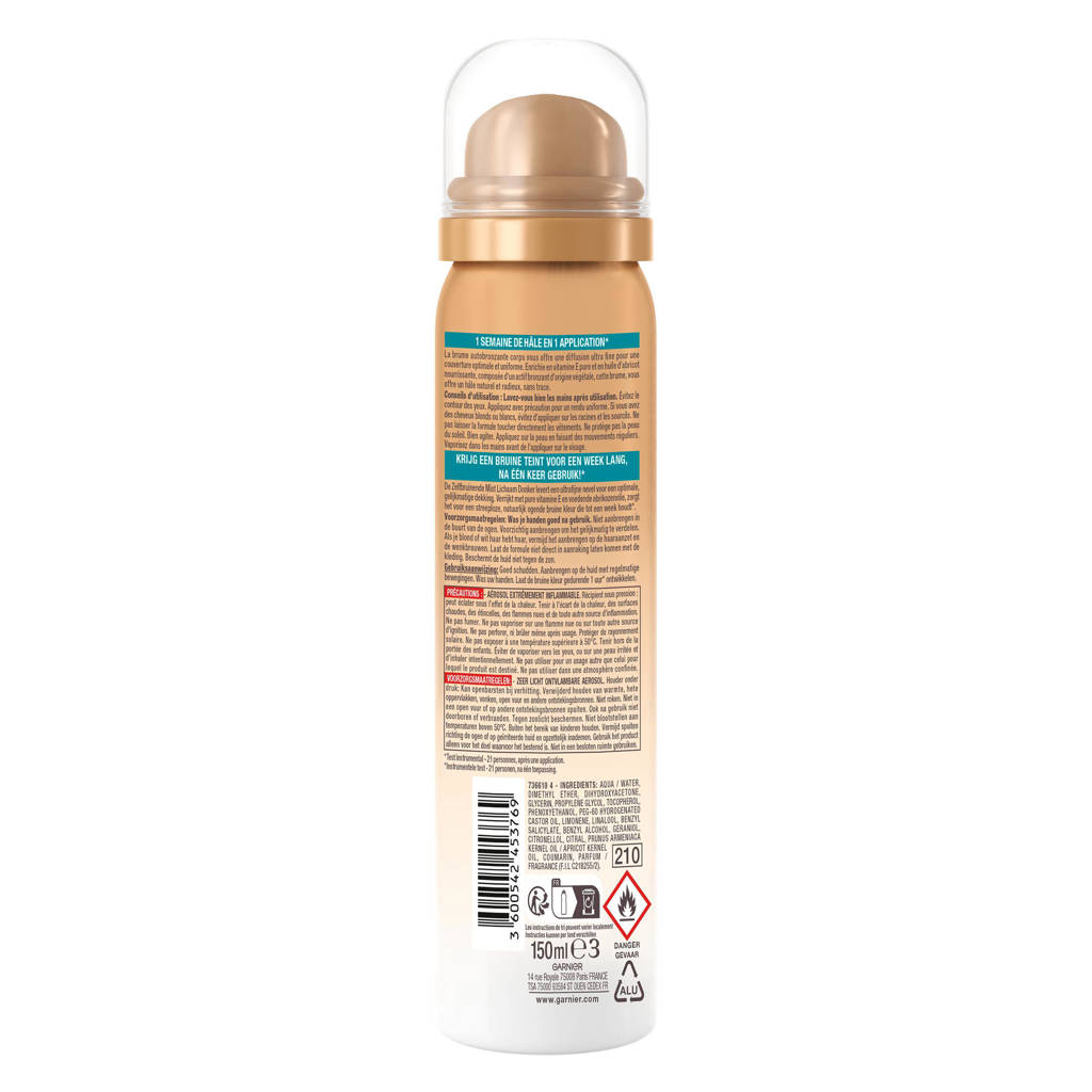 VerrassendNatural Bronzer Body Mist zelfbruiner - 150 ml