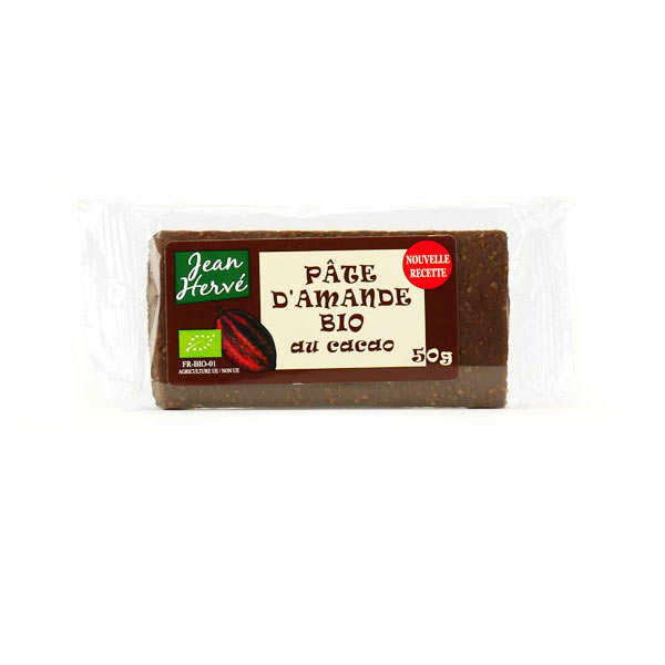 Pâte d'amande au cacao - bio