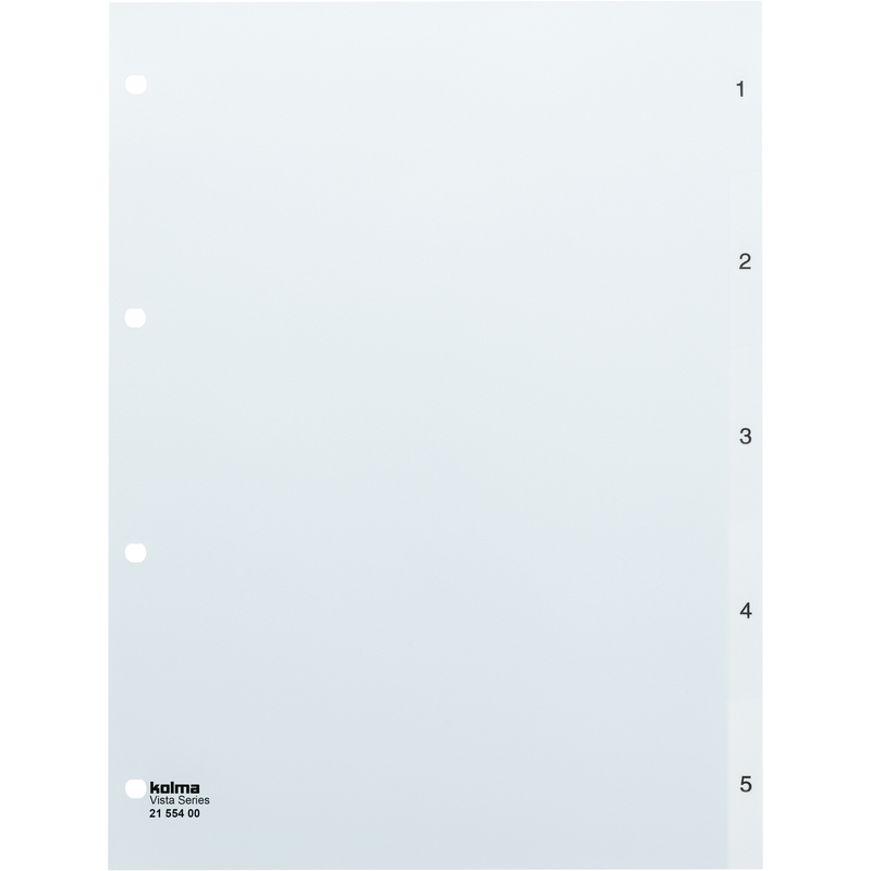 Kolma Register Vista, A4, 1-5