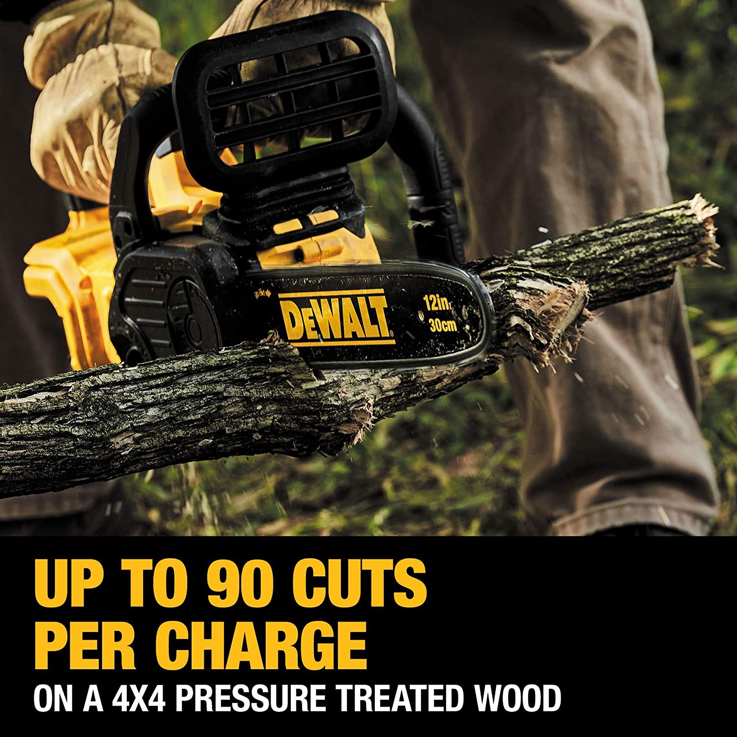 DEWALT 20V MAX XR CHAINSAW, 12-INCH, TOOL ONLY (DCCS620B)