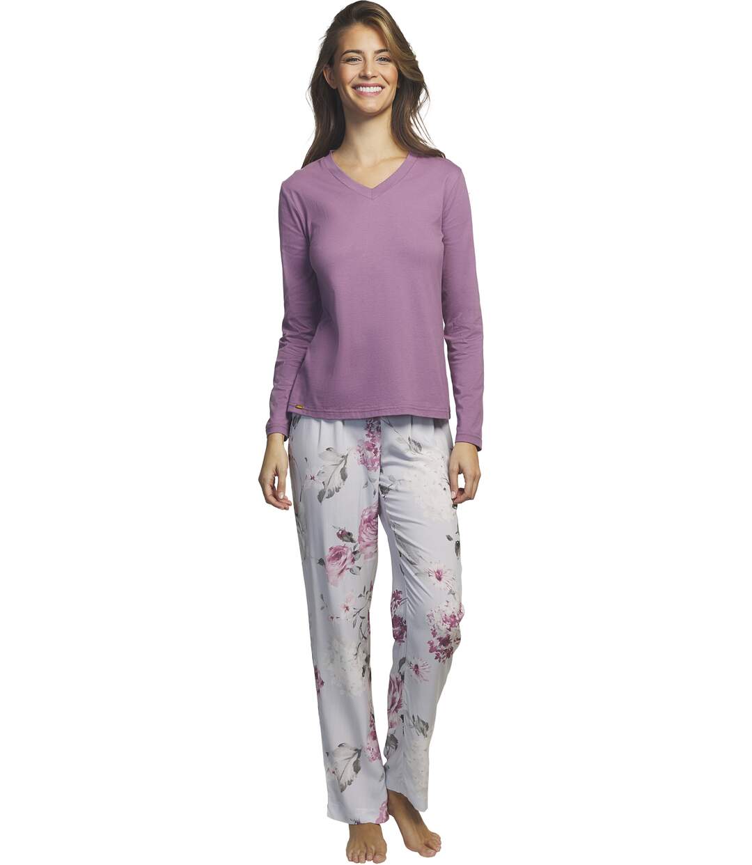 Tenue détente et intérieur pyjama pantalon haut Romantica Selmark