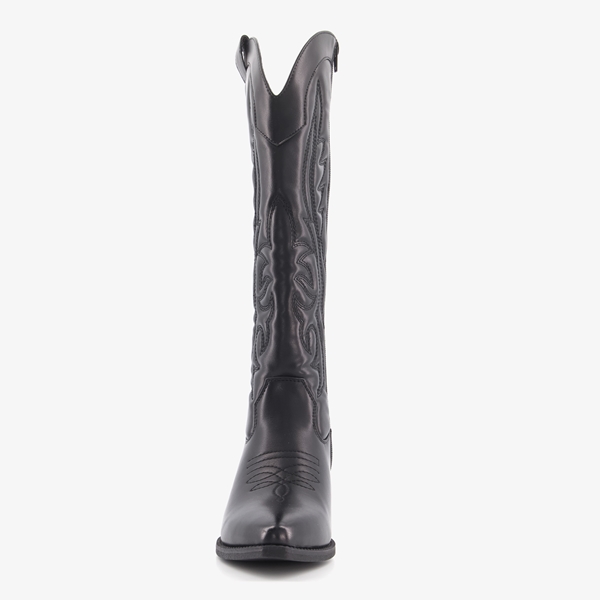 Blue Box dames western boots zwart