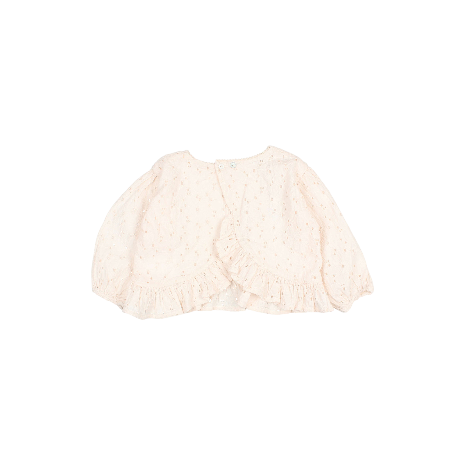 Bluse Embroidery Ivory