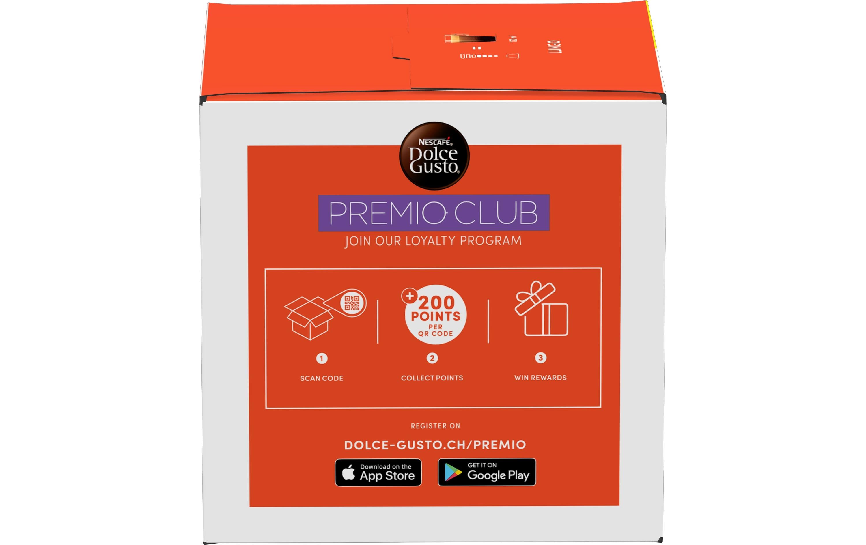 Kaffeekapseln Dolce Gusto Lungo 30 StückKaffee Lungo Kapseln