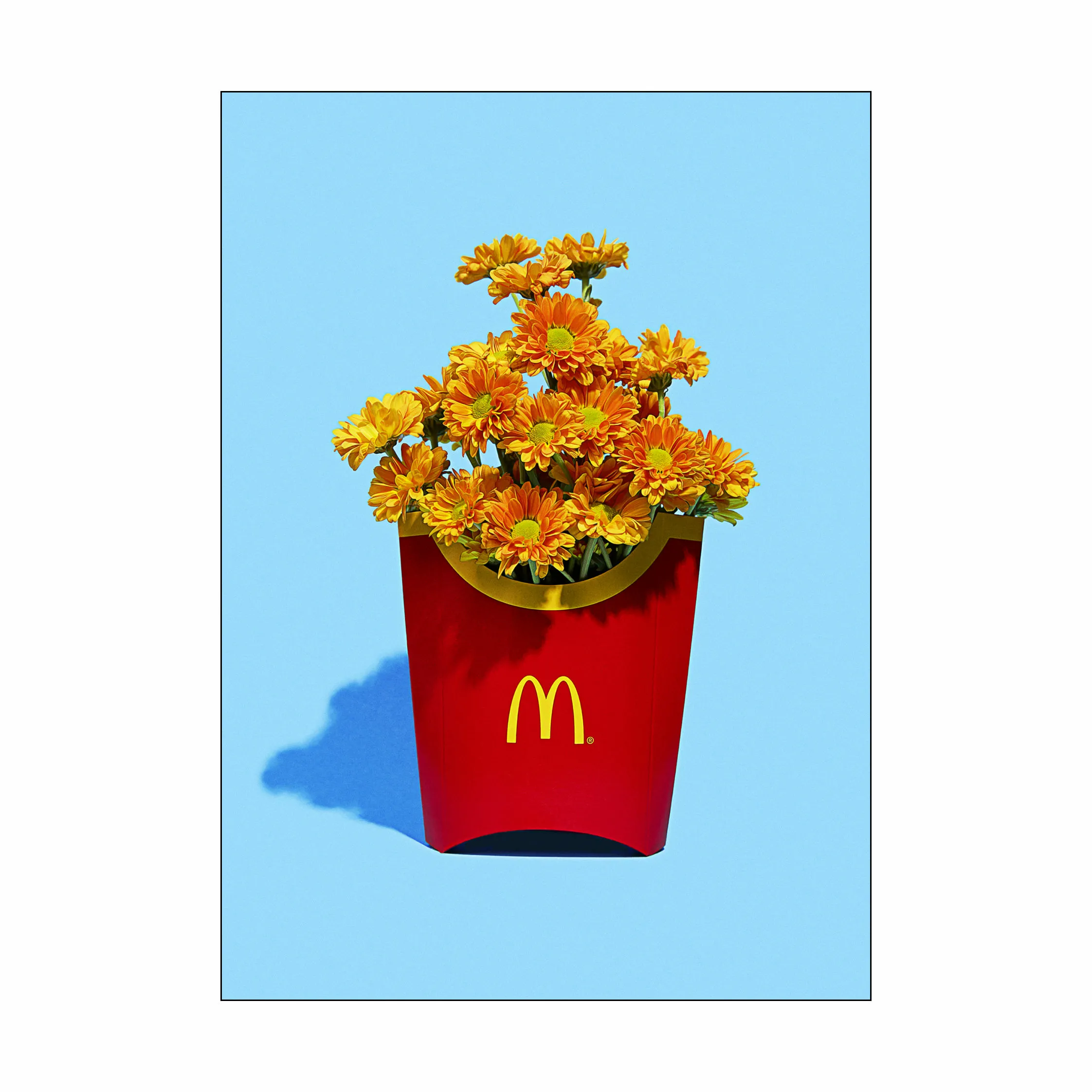 Poster&Frame Plakat - Flower Fries