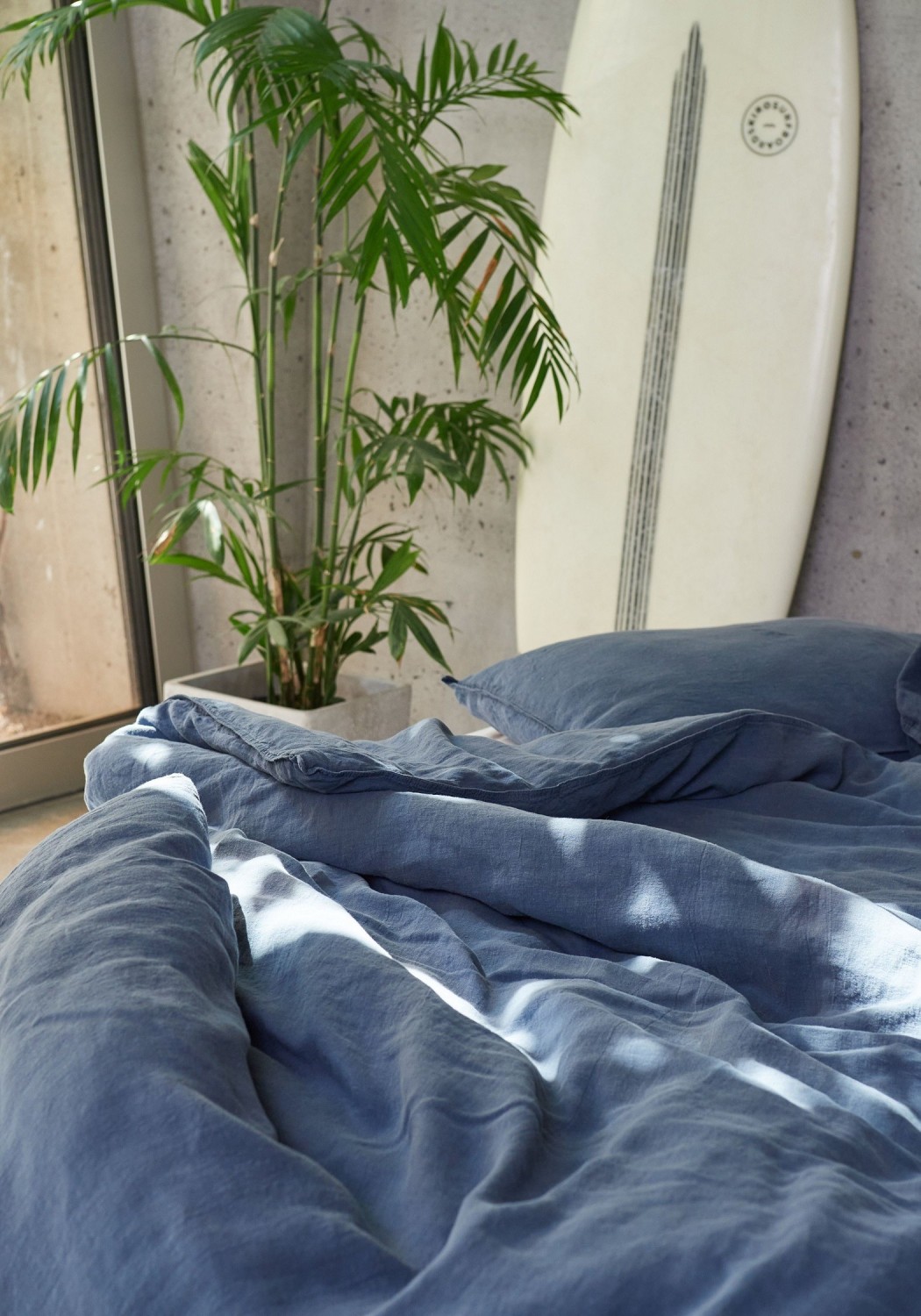 Lavie Leinen-Kissenbezug lavie Linus indigo online kaufen