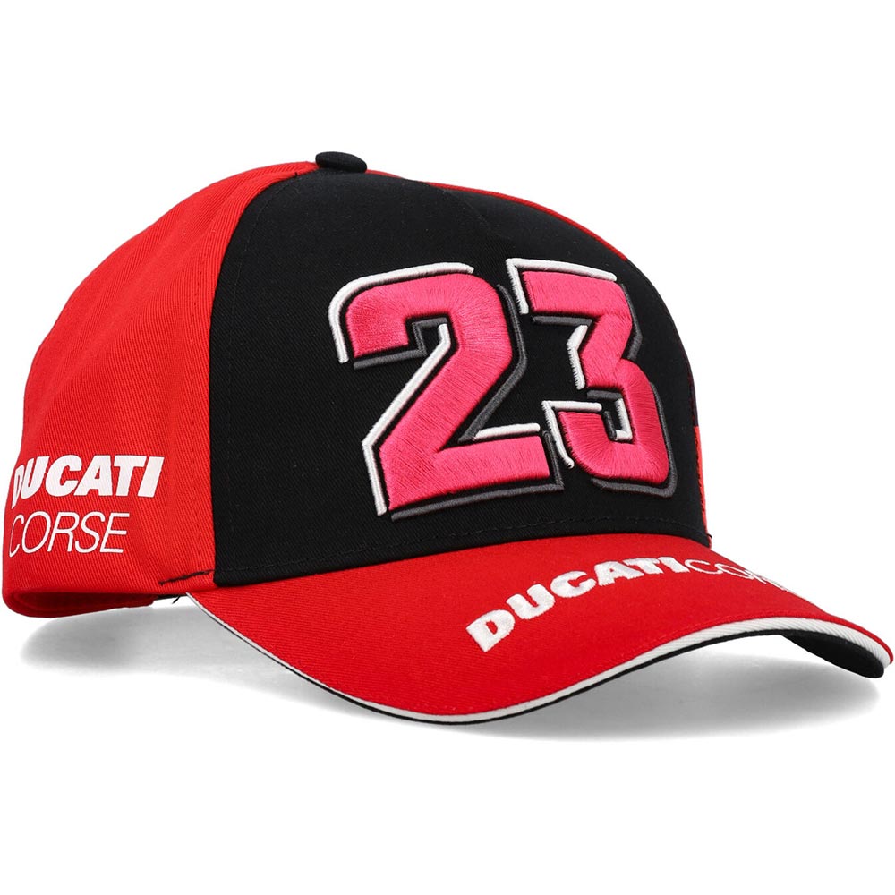 enea bastianini - Casquette baseball Dual 23 Ducati Rouge / Noir / Rose