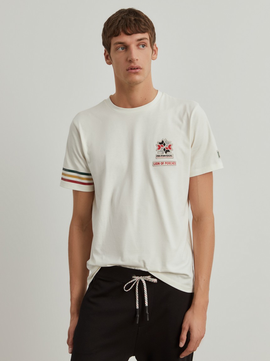 Calças jogger com cordões Lion x FDI