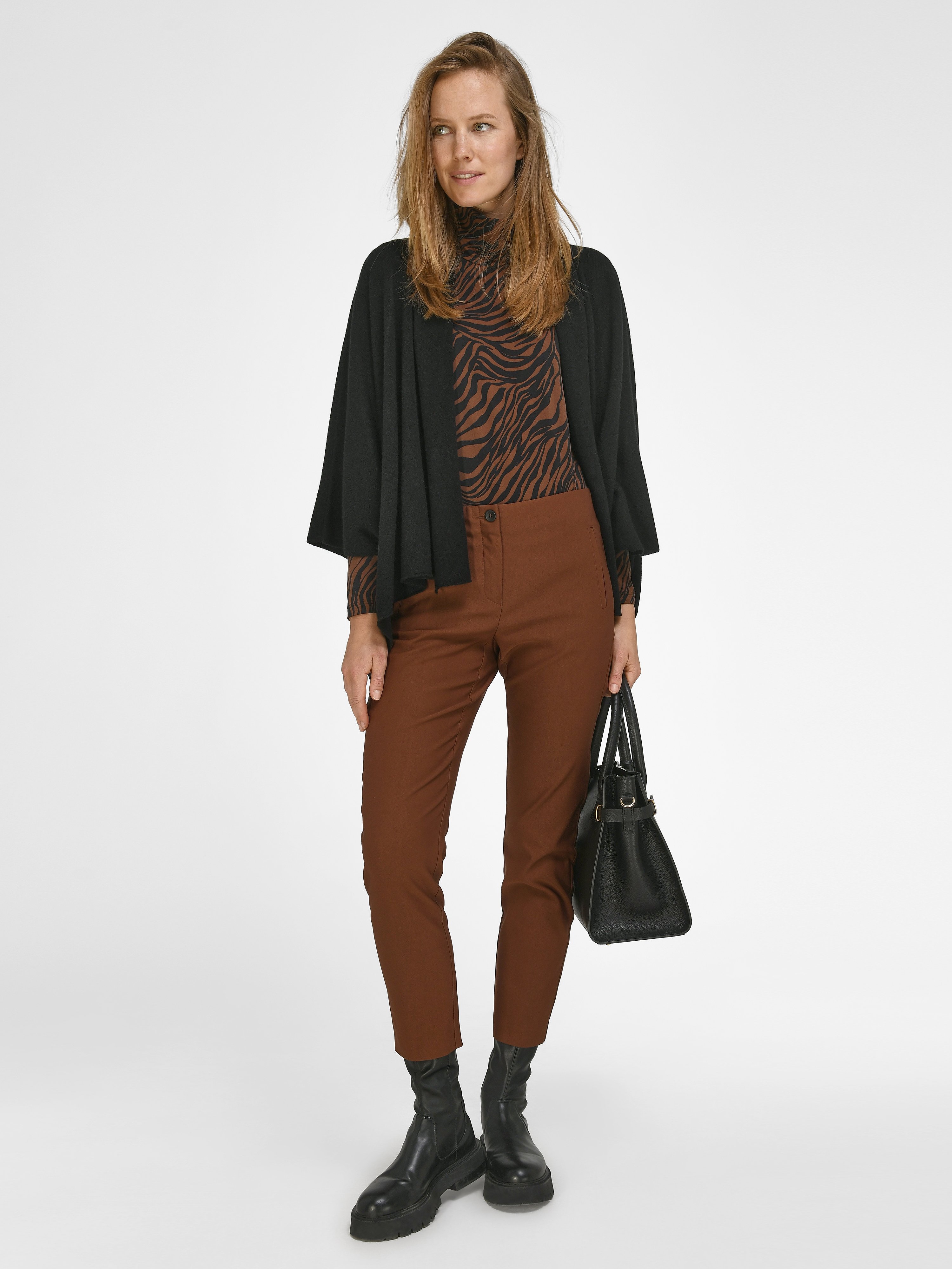 Strickjacke aus Schurwolle und Kaschmir