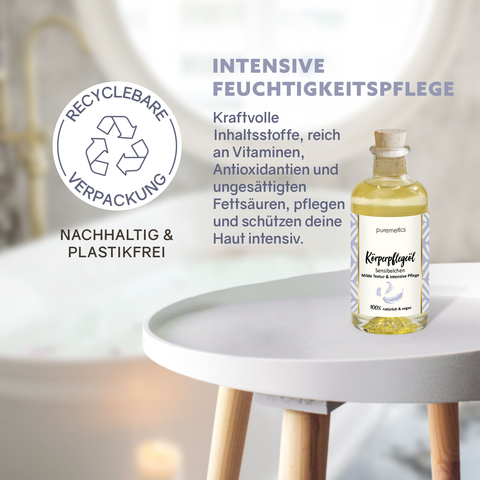 puremetics Körperpflegeöl 'Sensibelchen'