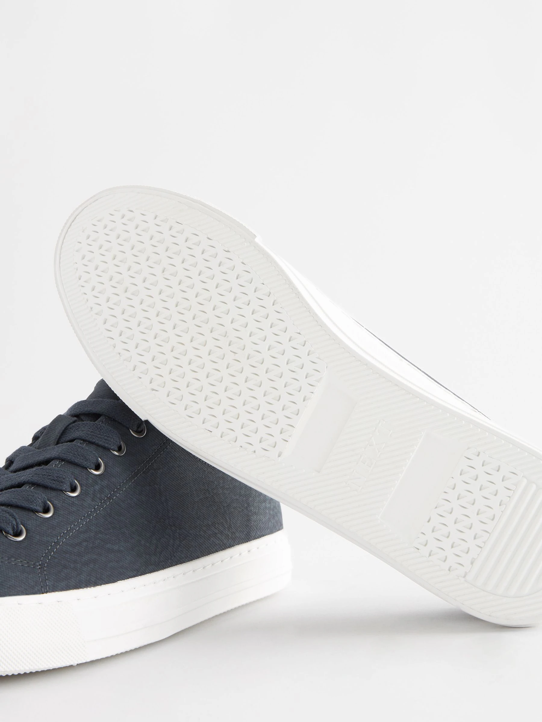 Donkerblauw - Gelakte honkbalsneakers